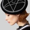 Unisex LONG CLOTHING | Satan Loves You Large Logo Beret