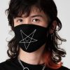 Unisex LONG CLOTHING | Satan Loves You Face Mask - Unisex