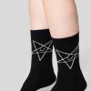 Unisex LONG CLOTHING | Satan Loves You Crew Socks (Unisex)