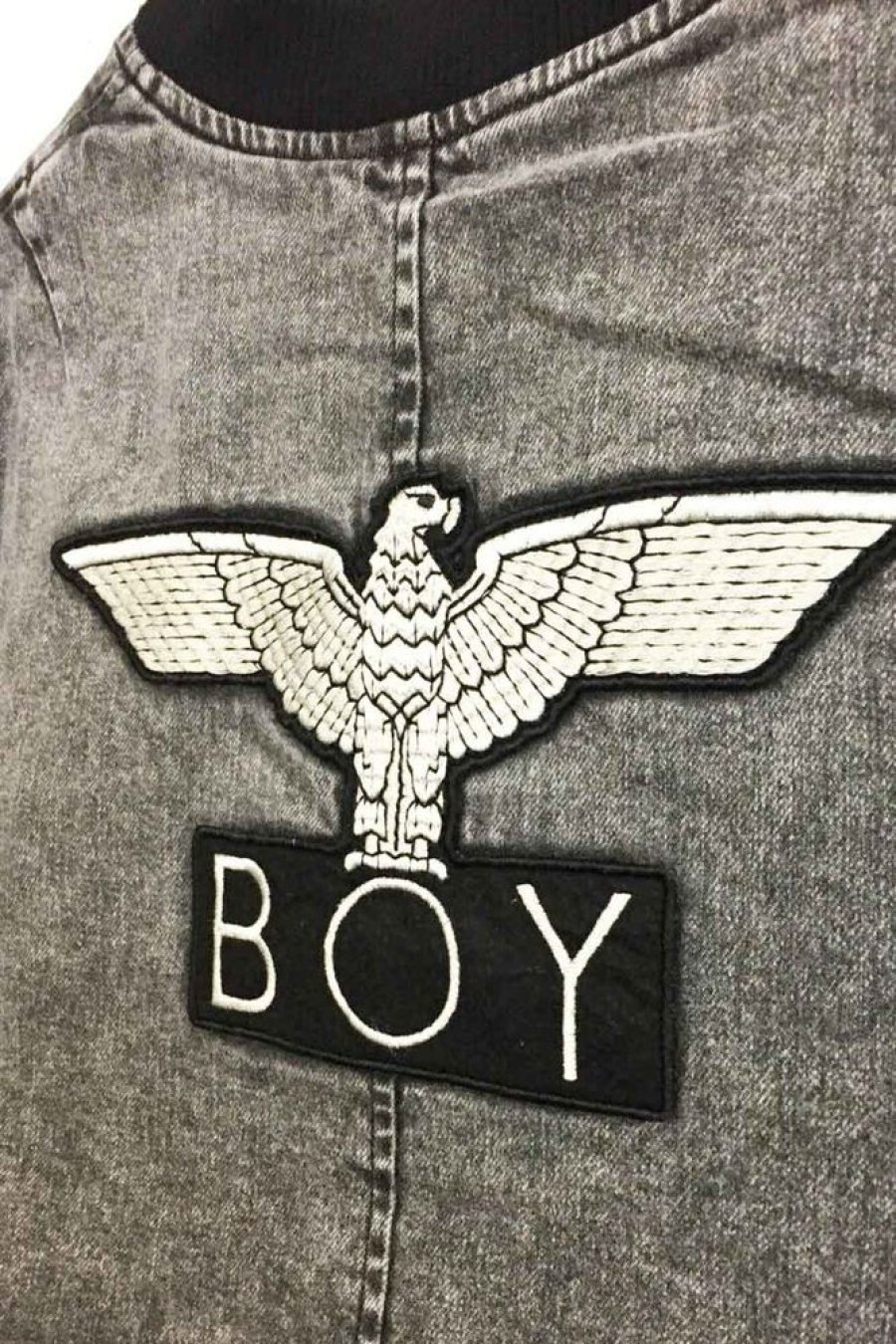 Unisex BOY LONDON | Boy Denim Jacket (Grey Acid)