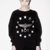 Unisex BOY LONDON | Boy Globe Star Sweat (Silver)