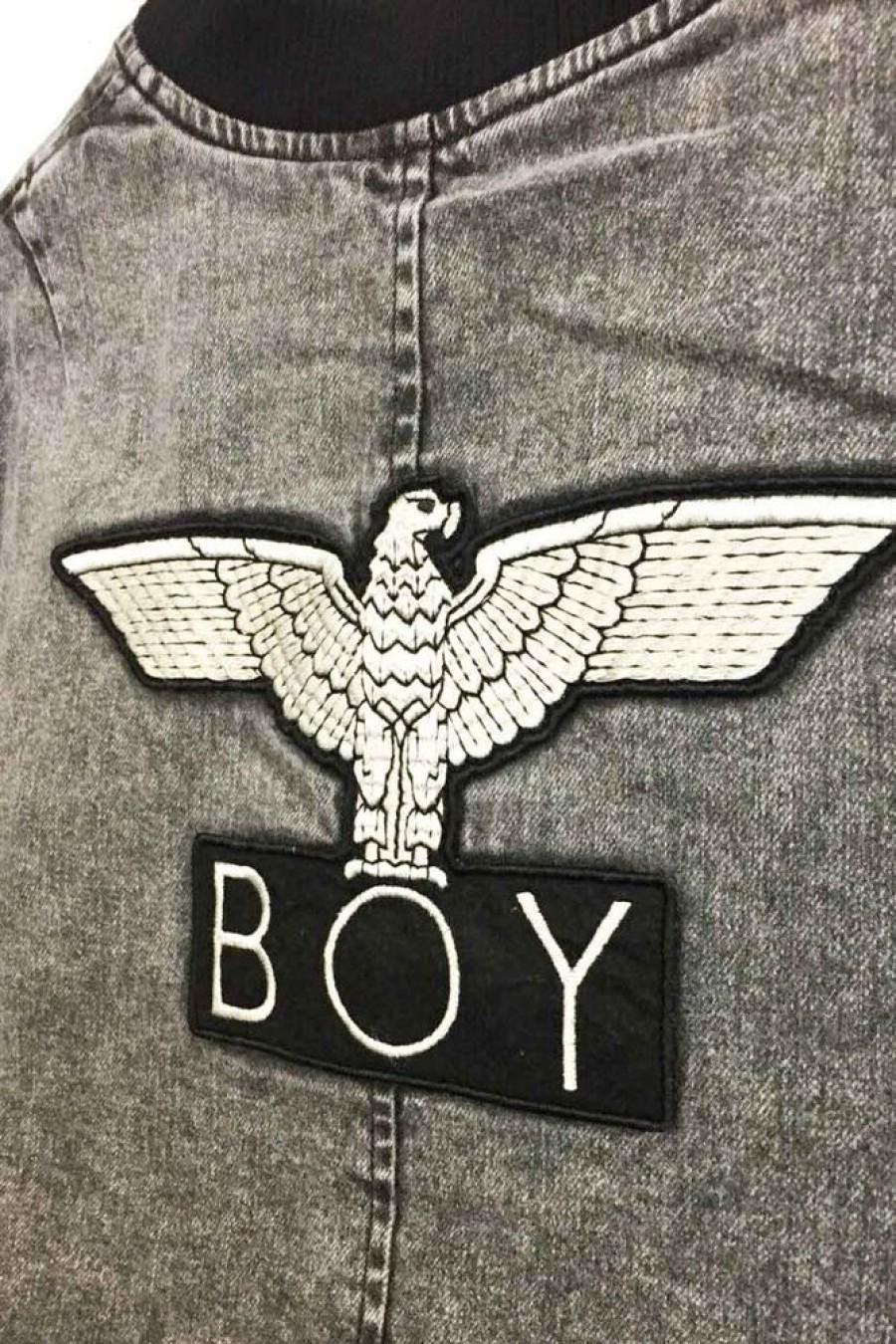 Unisex BOY LONDON | Boy Denim Jacket (Grey Acid)