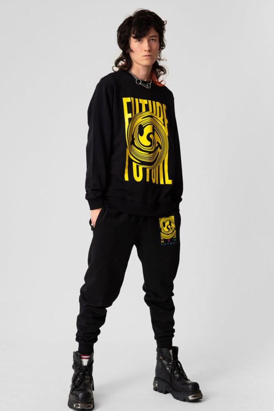 Unisex NEW FUTURE LONDON | Ftr Smiley Sweatshirt