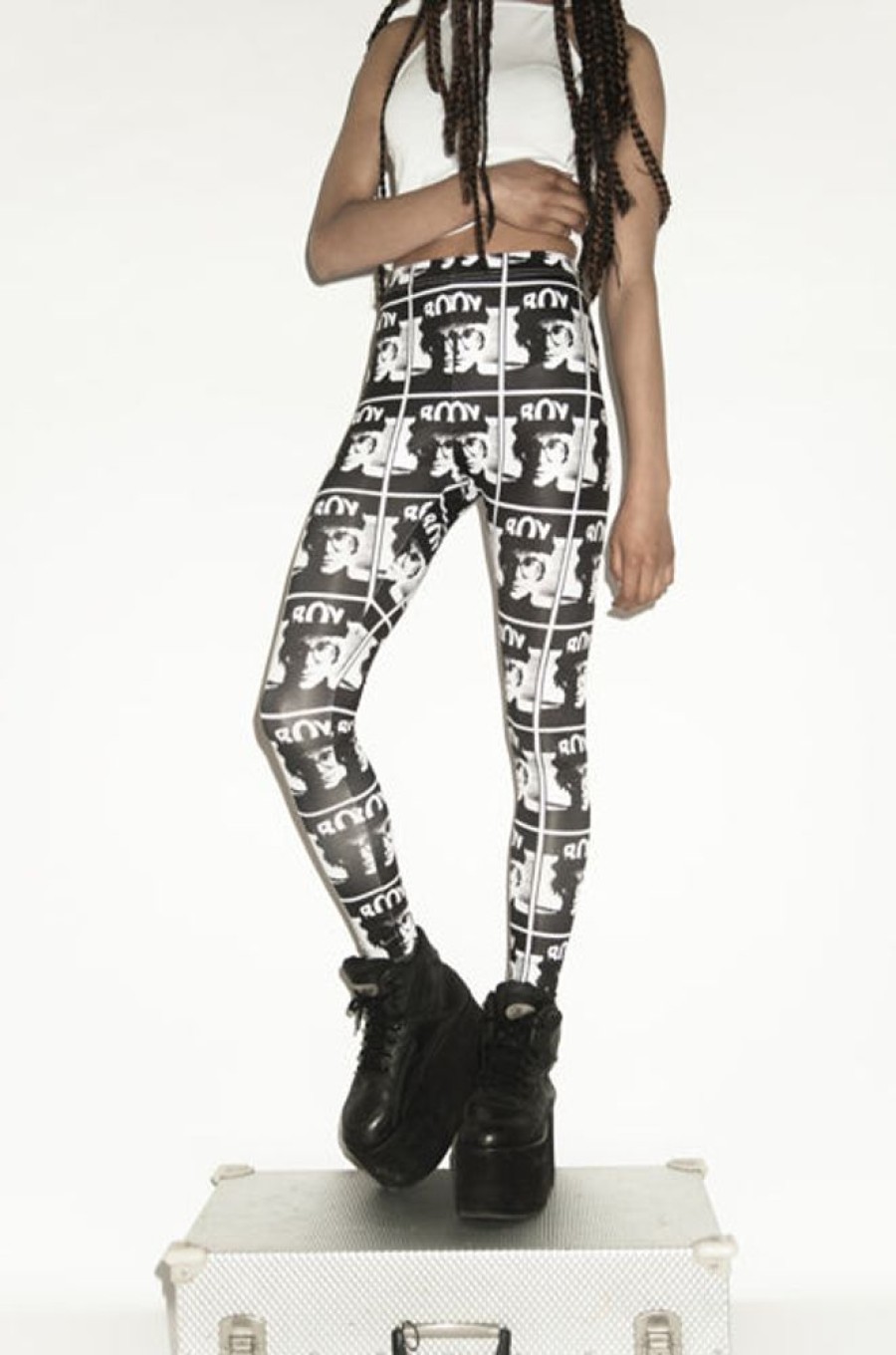 Women BOY LONDON | Boy Photo Print Leggings