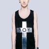 Unisex BOY LONDON | Boy Cross Vest (Silver)