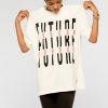 Unisex NEW FUTURE LONDON | Fracture Logo T Shirt (White)