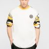 Unisex NEW FUTURE LONDON | Stamp Logo T Shirt (Camo Yellow)