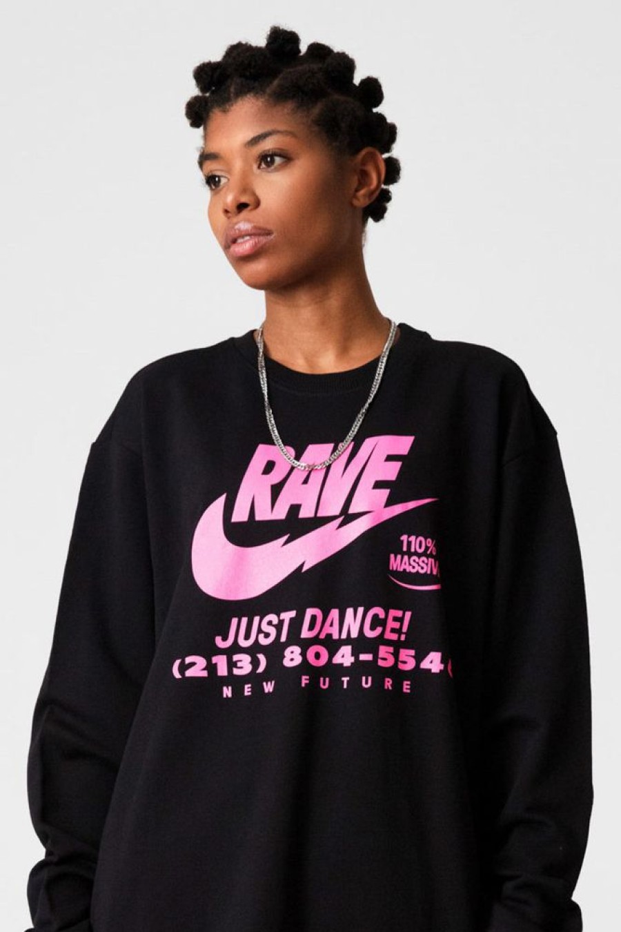 Unisex NEW FUTURE LONDON | Illegal Rave (Pink) Sweatshirt