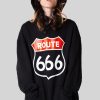 Unisex LONG CLOTHING | Route 666 - Oversize Hooded Sweat