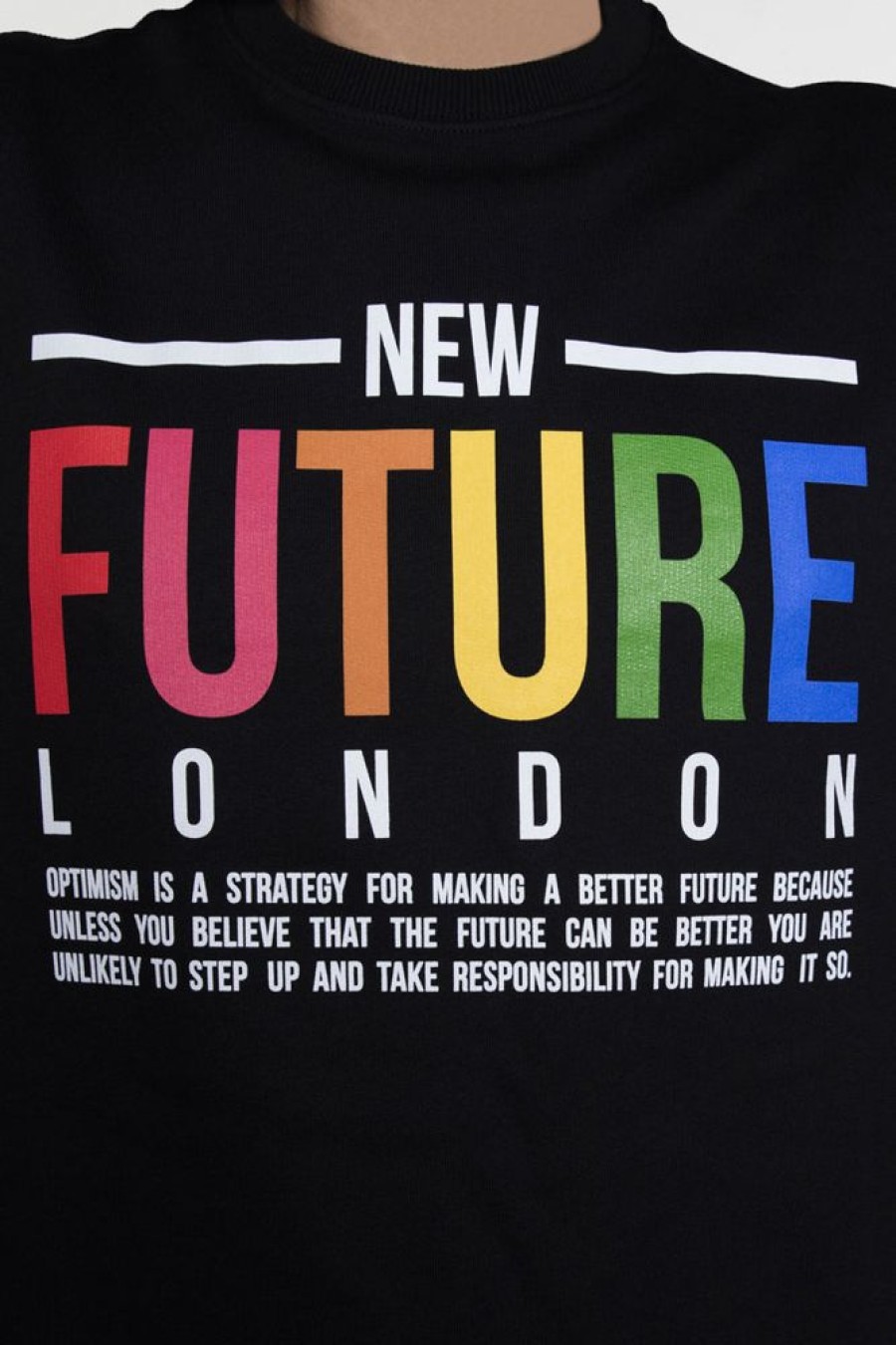 Unisex NEW FUTURE LONDON | Believe T Shirt (Black)