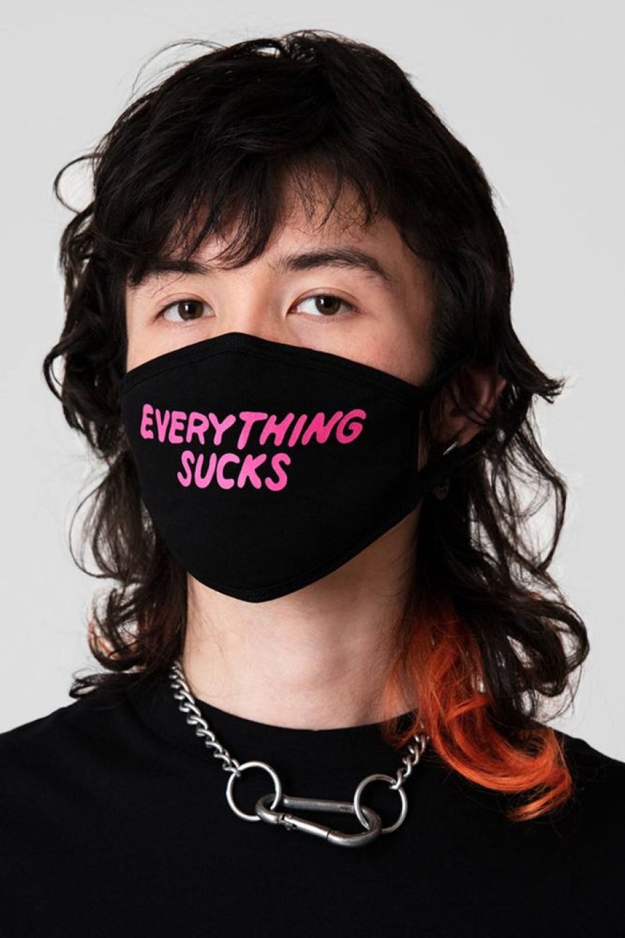 Unisex LONG CLOTHING | Everything Sucks Face Mask - Unisex