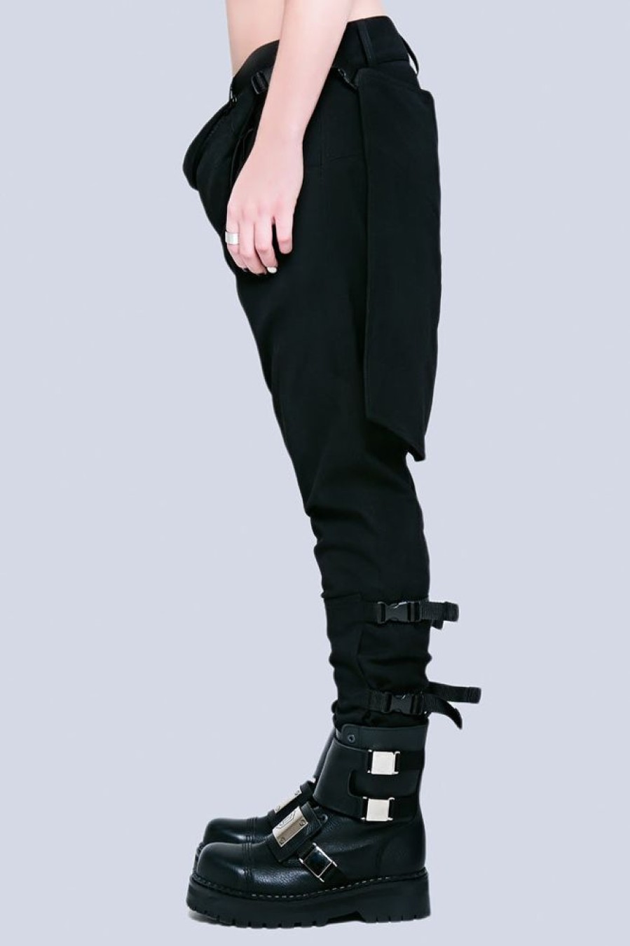 Unisex LONG CLOTHING | Clip Pants (Black)