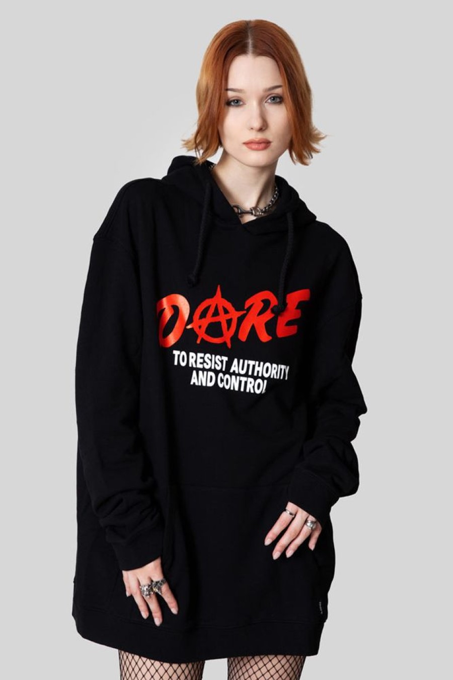 Unisex LONG CLOTHING | Dare - Oversize Hooded Sweat