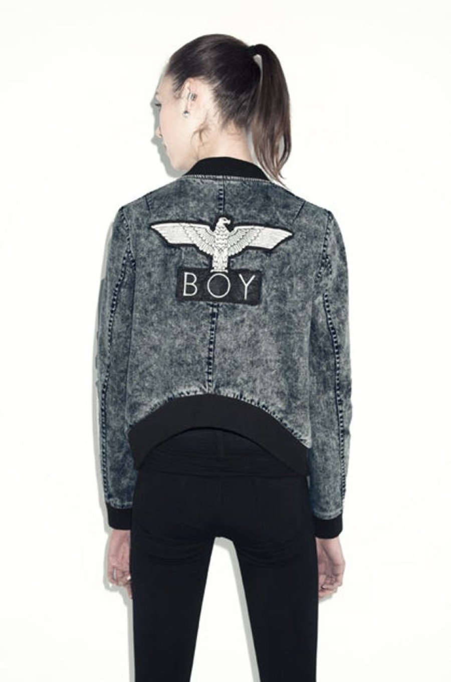 Women BOY LONDON | Boy Denim Jacket (Indigo)