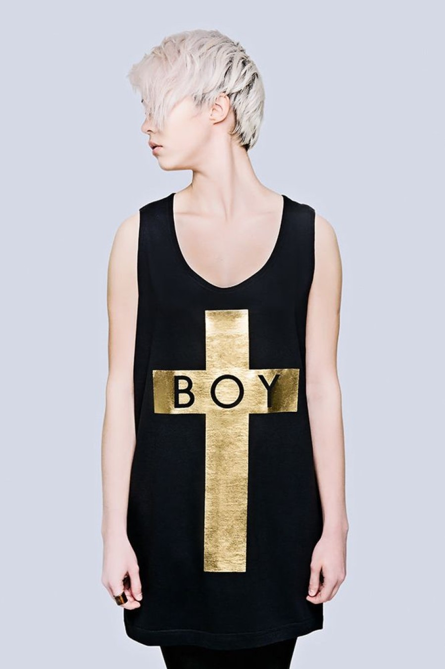 Unisex BOY LONDON | Boy Cross Vest (Gold)