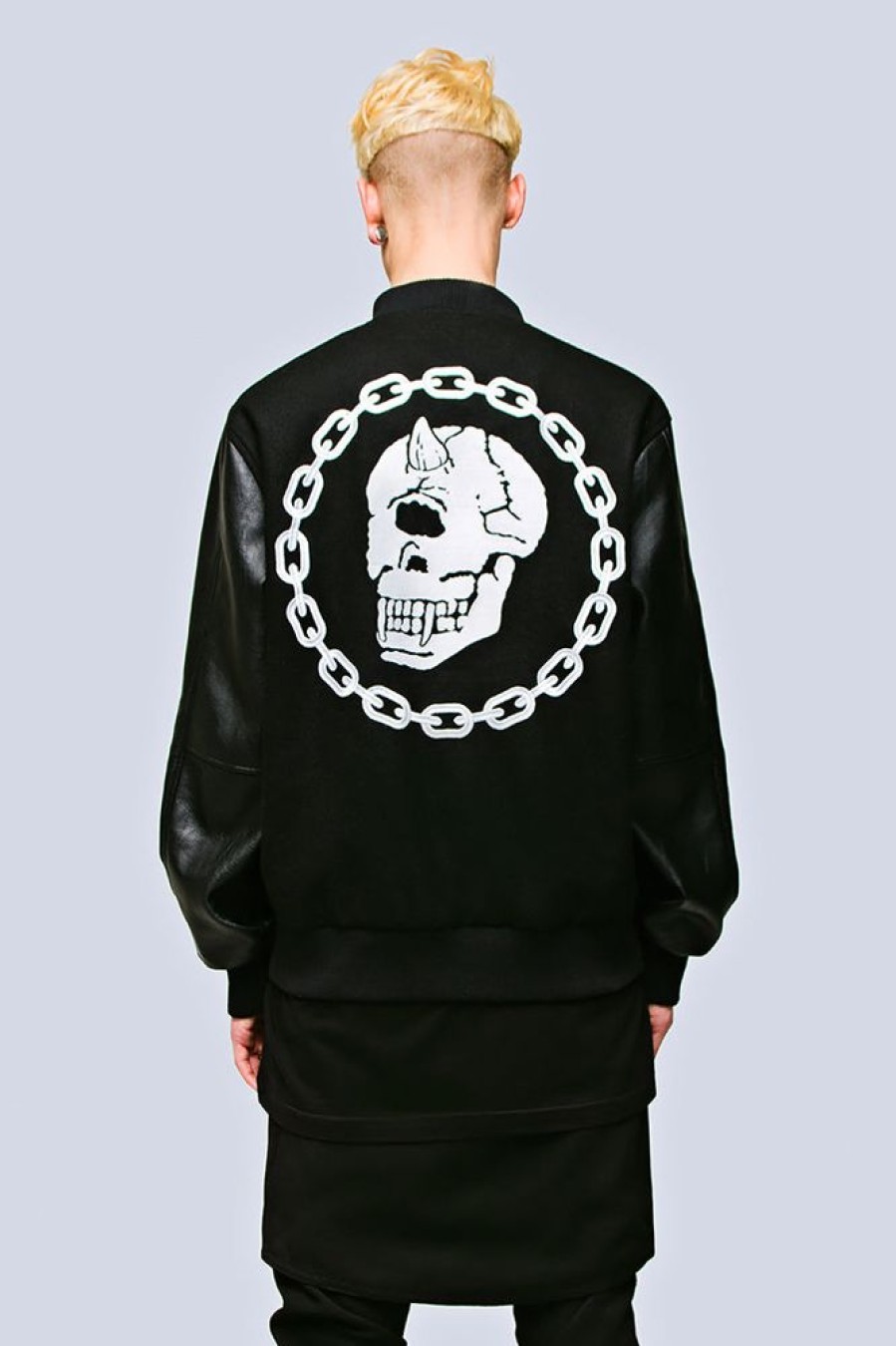 Unisex LONG X MISHKA | Mishka Chain Varsity Jacket