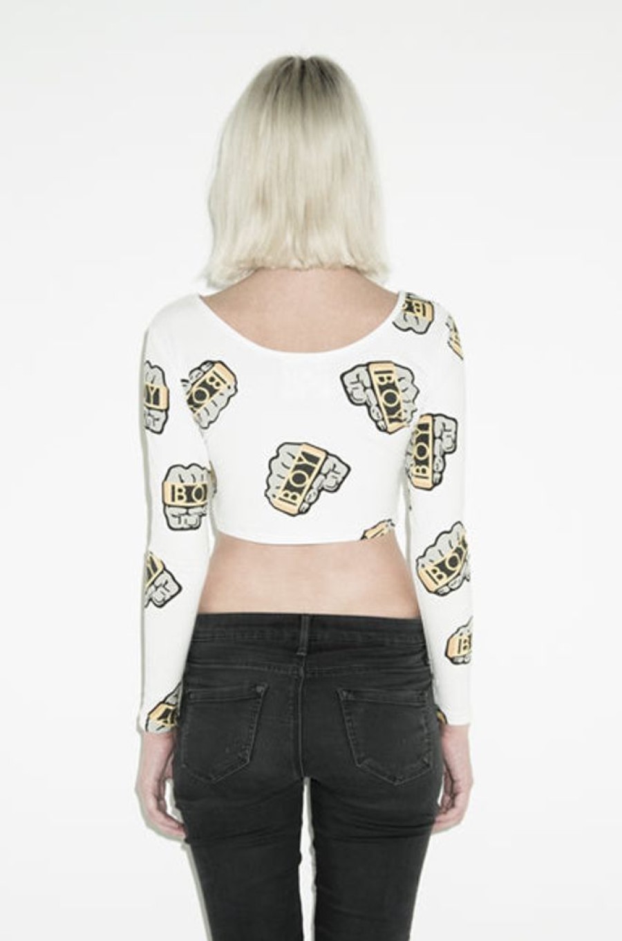 Unisex BOY LONDON | Boy Knuckles Crop Top