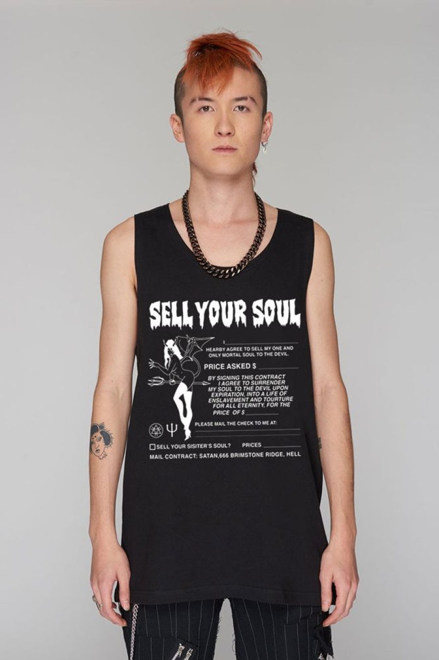 Unisex LONG CLOTHING | Sell Your Soul Vest