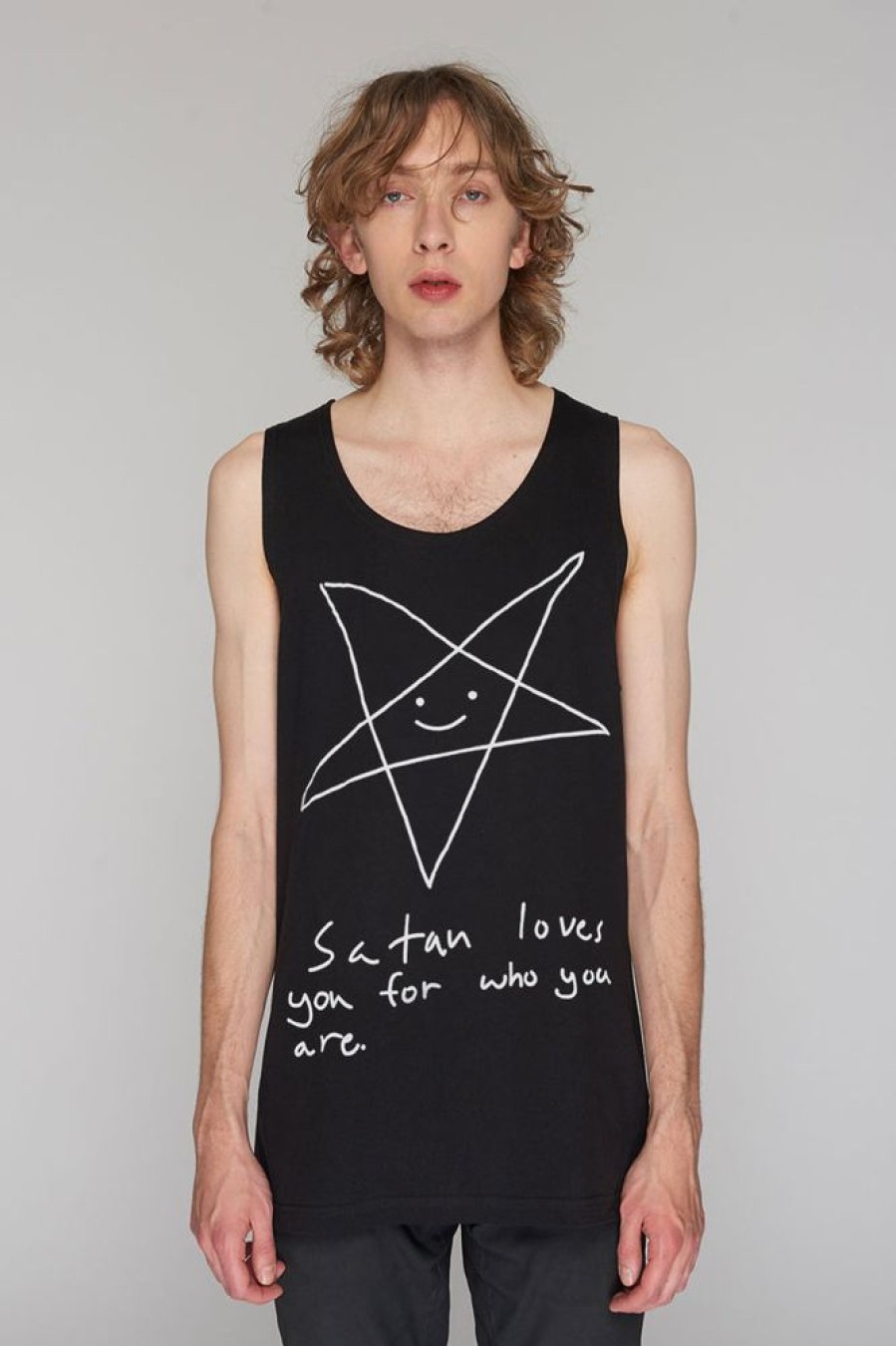 Unisex LONG CLOTHING | Satan Loves You Vest