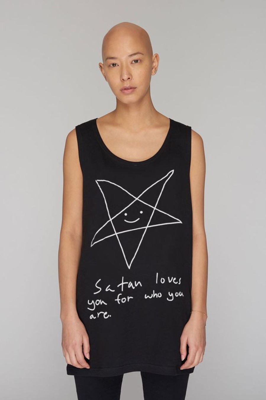 Unisex LONG CLOTHING | Satan Loves You Vest