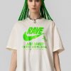 Unisex NEW FUTURE LONDON | Illegal Rave (Wht/Green) -Tshirt