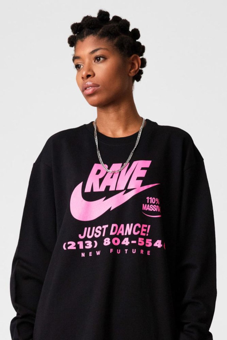 Unisex NEW FUTURE LONDON | Illegal Rave (Pink) Sweatshirt