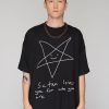 Unisex LONG CLOTHING | Satan Loves You Oversize Tshirt