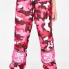 Women NEW FUTURE LONDON | Racer Logo Joggers (Camo Pink)