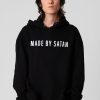 Unisex LONG CLOTHING | Made By Satan - Oversize Hooded Sweat