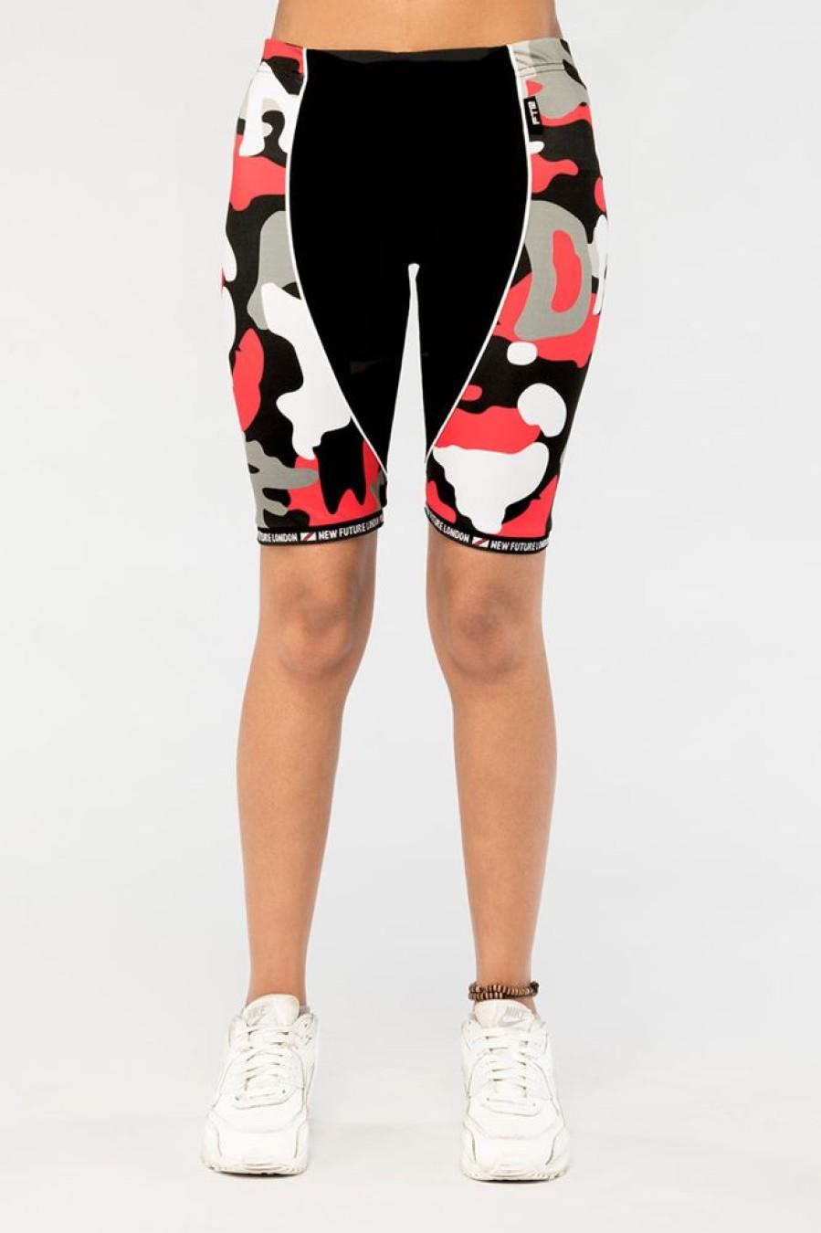 Unisex NEW FUTURE LONDON | Cycling Shorts (Camo Red)