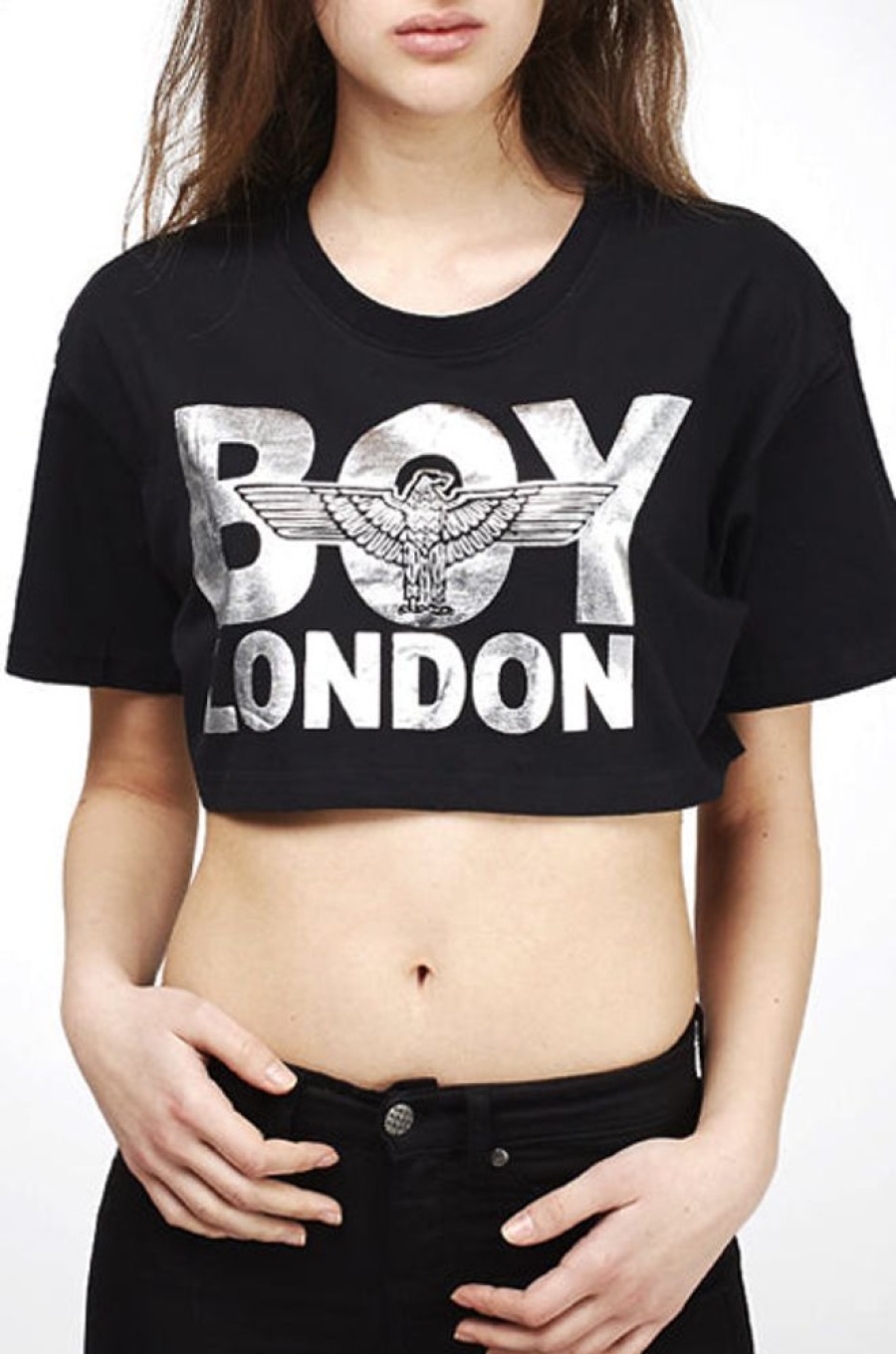 Unisex BOY LONDON | Boy London Crop Top (Silver)