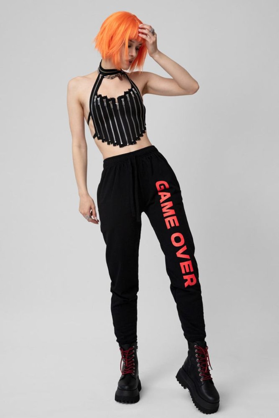 Unisex LONG CLOTHING | Game Over Joggers (B)