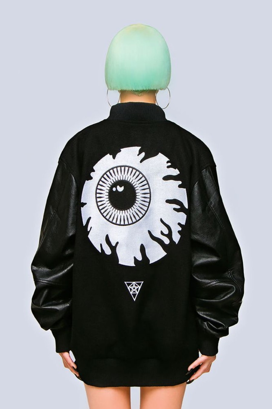 Unisex LONG X MISHKA | Keep Watch Varsity Jacket