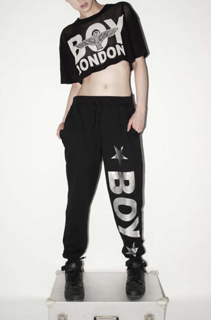 Unisex BOY LONDON | Boy Joggers (Silver) Unisex