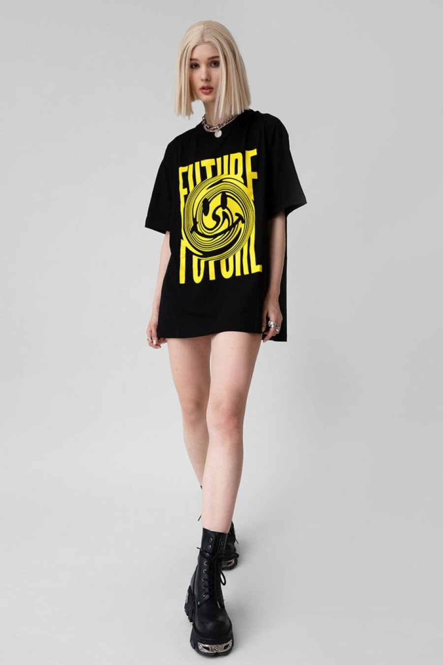 Unisex NEW FUTURE LONDON | Ftr Smiley Tshirt