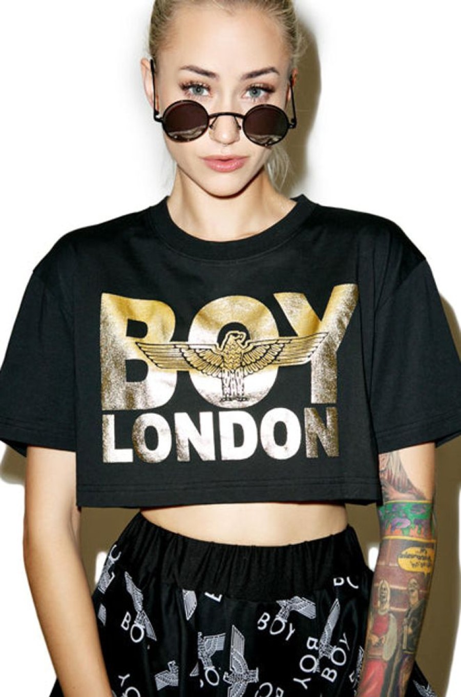 Unisex BOY LONDON | Boy London Crop Top (Gold)