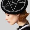 Unisex LONG CLOTHING | Satan Loves You Large Logo Beret