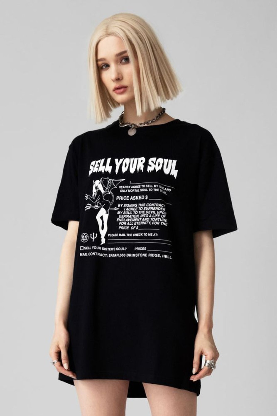 Unisex LONG CLOTHING | Sell Your Soul (B)