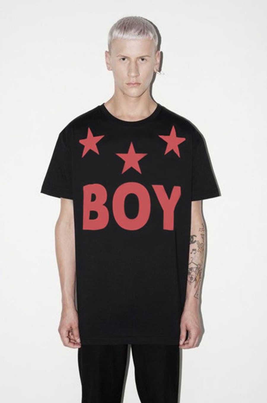 Unisex BOY LONDON | Boy Tri-Star T-Shirt (Red)