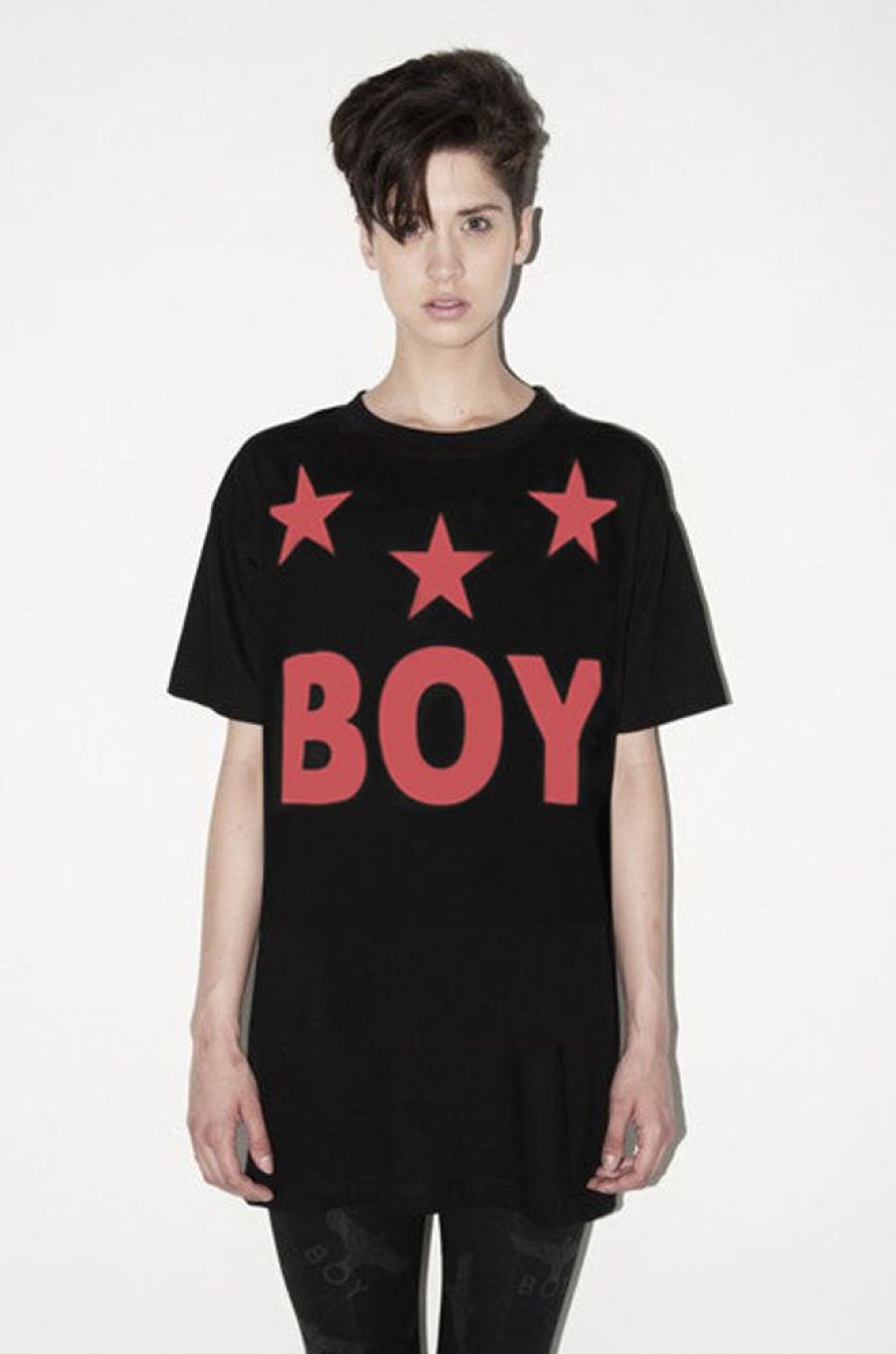 Unisex BOY LONDON | Boy Tri-Star T-Shirt (Red)