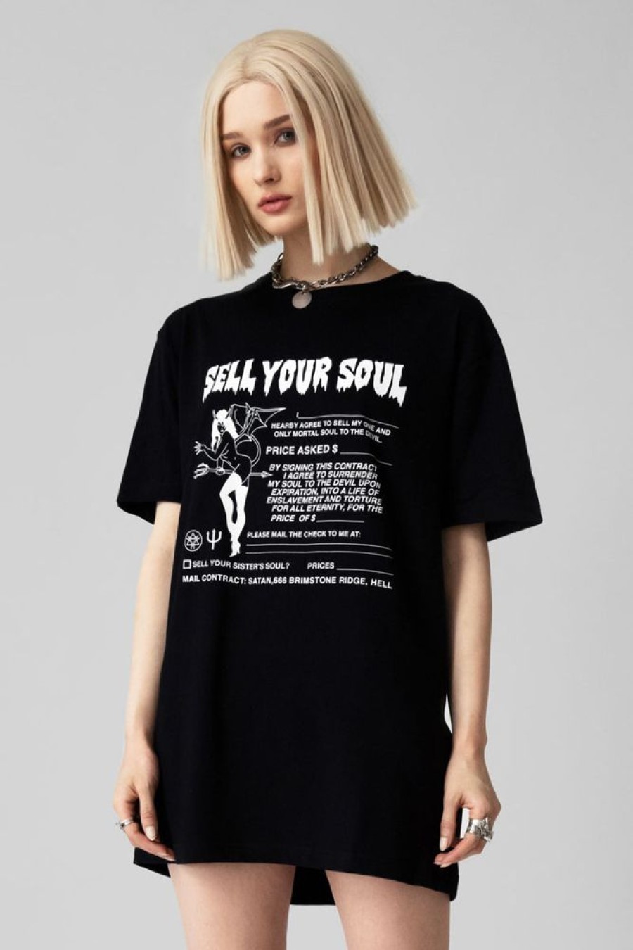 Unisex LONG CLOTHING | Sell Your Soul (B)