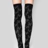 Unisex LONG CLOTHING | Satan Loves You Thigh High Socks