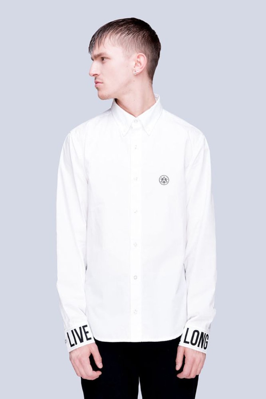 Unisex LONG CLOTHING | Live Long Buttoned Shirt (W) - Unisex