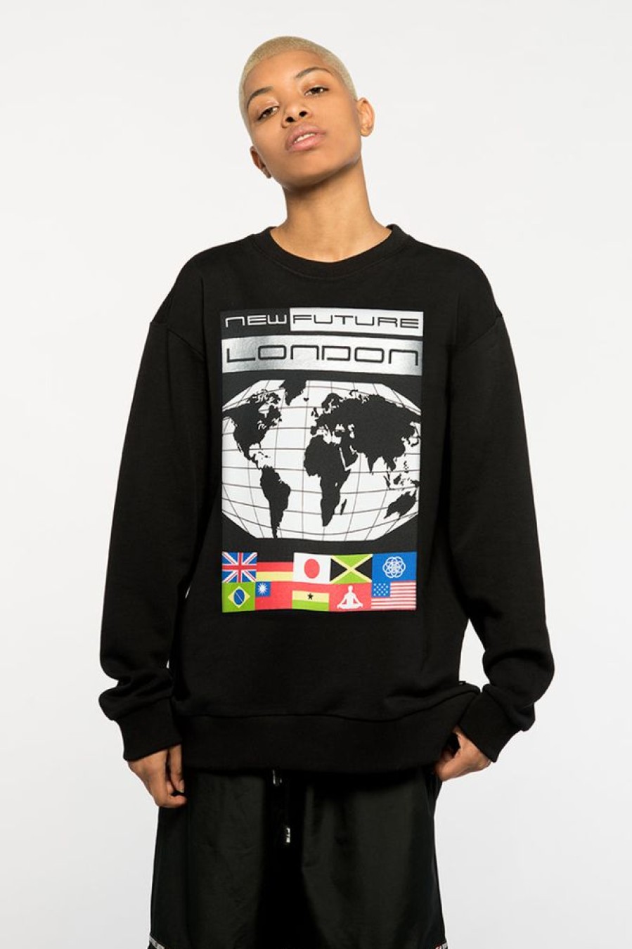 Unisex NEW FUTURE LONDON | Unity Sweatshirt (Black)