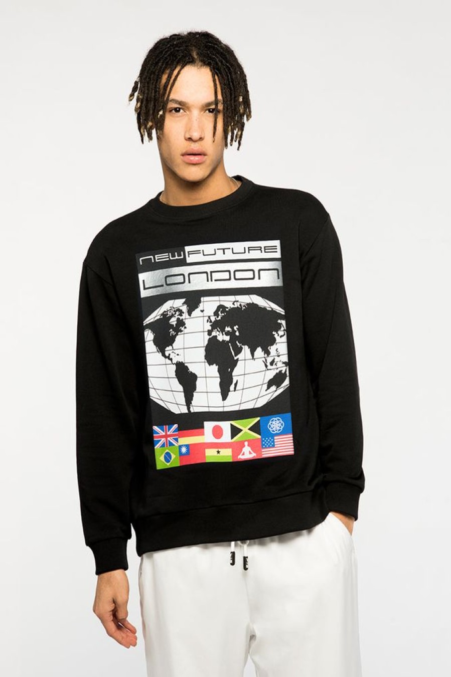 Unisex NEW FUTURE LONDON | Unity Sweatshirt (Black)