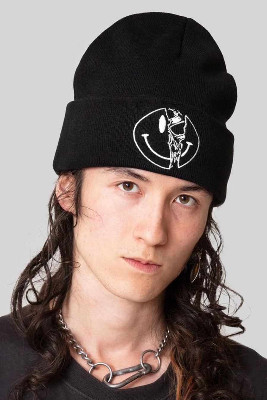 Unisex LONG CLOTHING | Killer Smiley Beanie