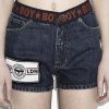 Women BOY LONDON | Boy Denim Shorts (Blue)