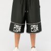 Women NEW FUTURE LONDON | Racer Logo Shorts (Black)