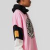 Unisex NEW FUTURE LONDON | Stamp Logo Hooded Sweatshirt (Pink)