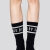 Unisex LONG CLOTHING | Made By Satan Crew Socks (Unisex)